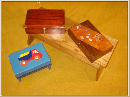 Assorted Benches and Boxes
