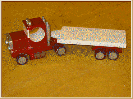 Hand Painted Toy Truck