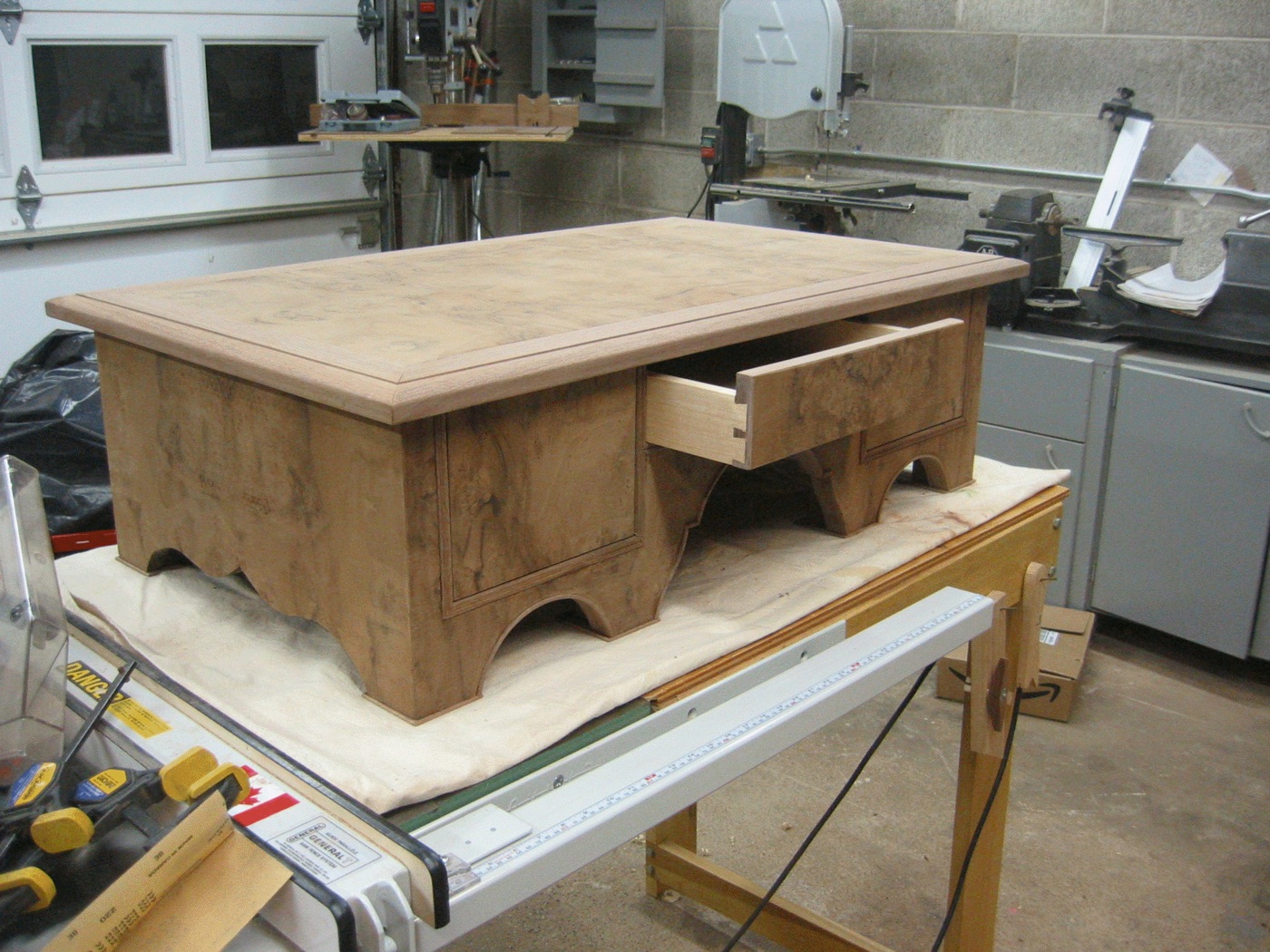 The completed top