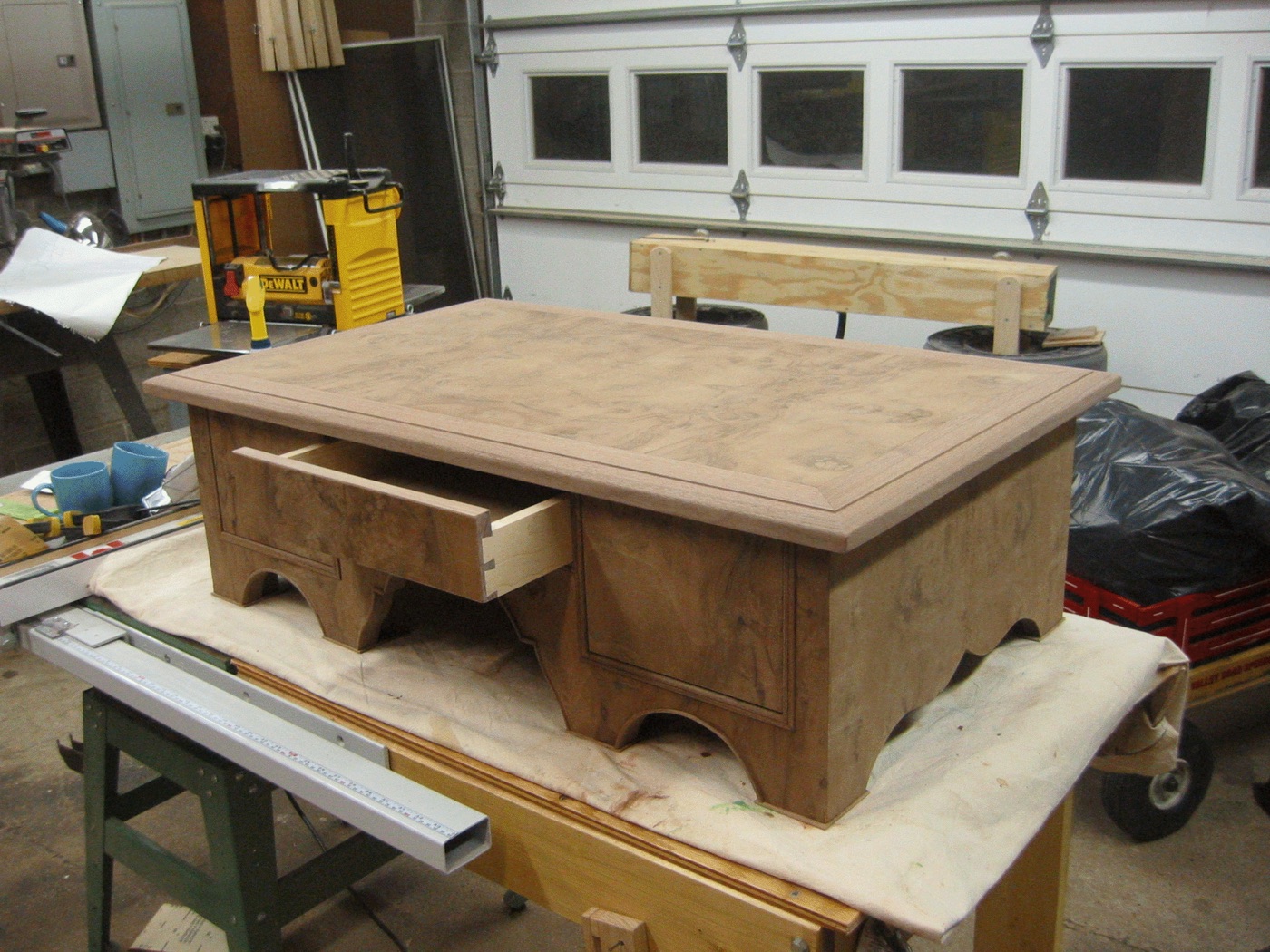 The completed top
